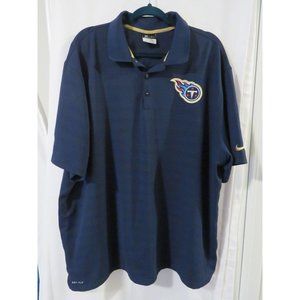 NIKE NFL Titans Shirt Mens 3 XXX Large Dri-fit Bl